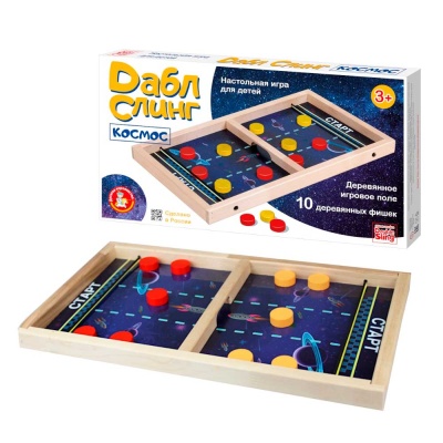 Настольная игра Дабл Слинг Космос мини Десятое Королевство 02379